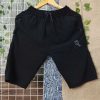 Black Zip-Pocket Athletic Shorts – Size L