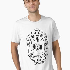 Cats and Metal Essential T-Shirt