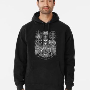 God of sacred octopus Pullover Hoodie